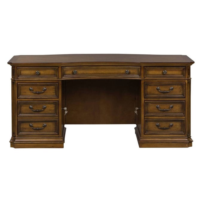 Liberty Amelia Jr Toffee Executive Desk LBRT-487-HOJ-JED