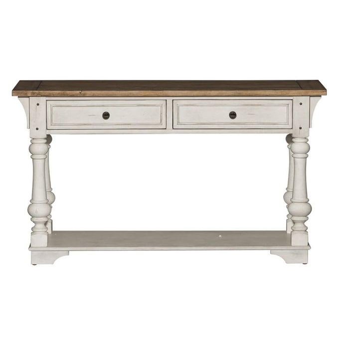 Liberty Morgan Creek White Tobacco Sofa Table LBRT-498-OT1030