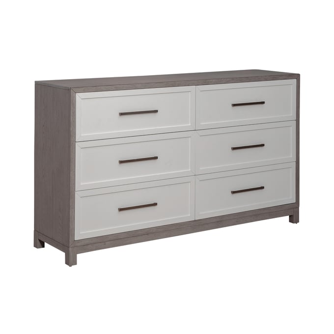 Liberty Palmetto Heights White Driftwood 6 Drawers Dresser LBRT-499-BR31