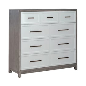 Liberty Palmetto Heights White Driftwood 9 Drawers Chesser