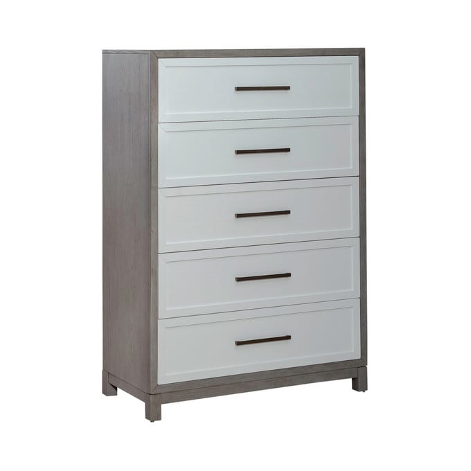 Liberty Palmetto Heights White Driftwood 5 Drawers Chest LBRT-499-BR41