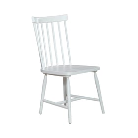 2 Liberty Palmetto Heights White Driftwood Spindle Back Side Chairs