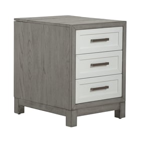 Liberty Palmetto Heights White Driftwood 3 Drawer Chairside Table