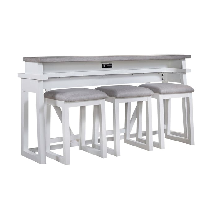 Liberty Palmetto Heights White Driftwood 4pc Bar Height Set LBRT-499-OT7236-BAR-S1