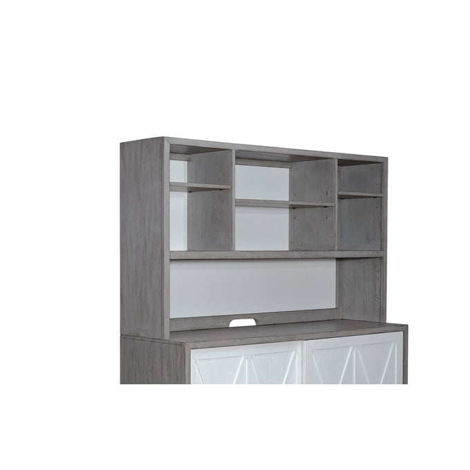 Liberty Palmetto Heights White Driftwood Server Hutch LBRT-499-SH6036