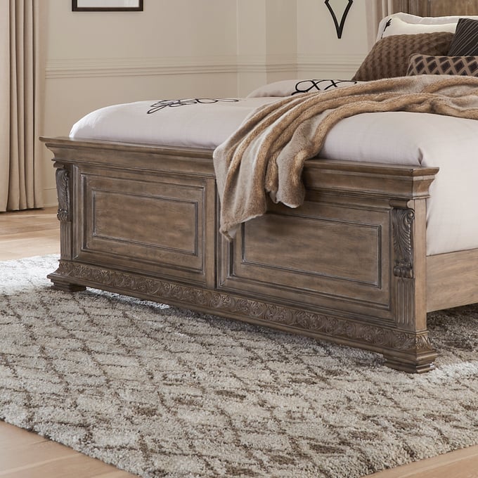 Liberty Carlisle Court Chestnut Dusty Wax Queen Panel Footboard LBRT-502-BR14