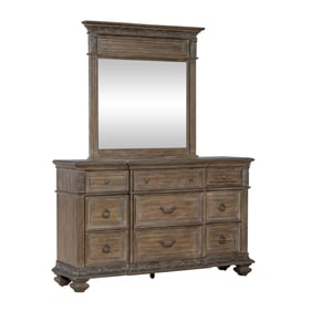 Liberty Carlisle Court Chestnut Dusty Wax Dresser And Mirror