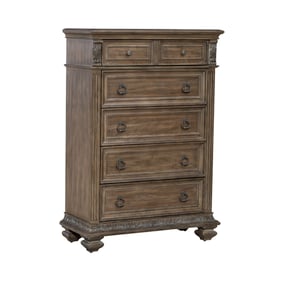 Liberty Carlisle Court Chestnut Dusty Wax 5 Drawers Chest