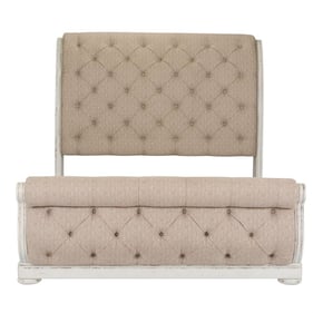 Liberty Abbey Park White King Sleigh Bed