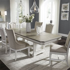 Liberty Abbey Park White 7pc Dining Room Set