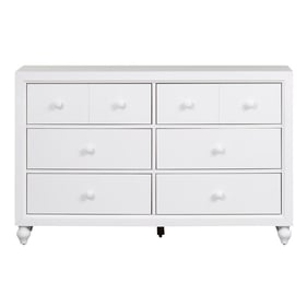 Liberty Cottage View White 6 Drawer Dresser