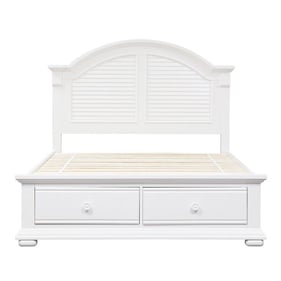 Liberty Summer House I White Queen Storage Bed