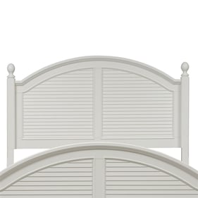 Liberty Summer House I Oyster White Queen Poster Headboard