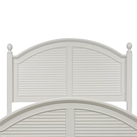 Liberty Summer House I Oyster White King Poster Headboard