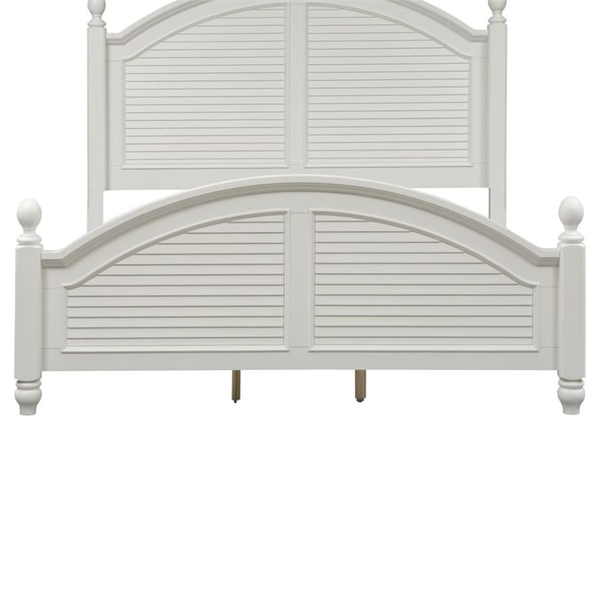 Liberty Summer House I Oyster White King Poster Footboard LBRT-607-BR04