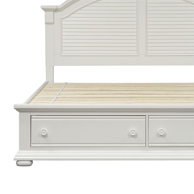 Liberty Summer House I White King Storage Footboard LBRT-607-BR16FS