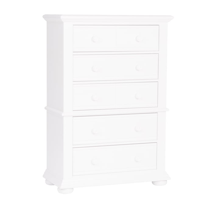 Liberty Summer House I Oyster White 5 Drawer Chest LBRT-607-BR41