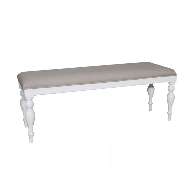 Liberty Summer House Oyster White Bench LBRT-607-C9001B