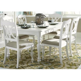 Liberty Summer House White 7pc Rectangular Dining Room Set