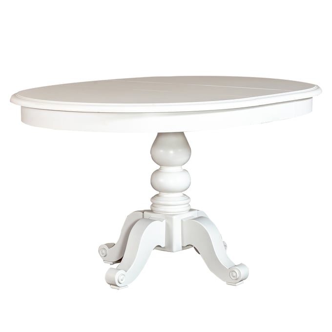 Liberty Summer House Oyster White Round Pedestal Table Base LBRT-607-P4254