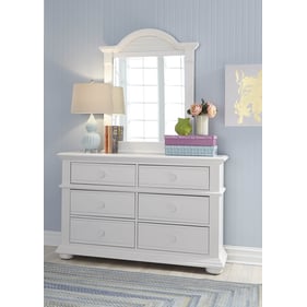 Liberty Summer House Youth Oyster White Dresser And Mirror