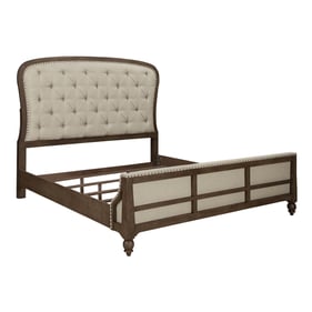 Liberty Americana Farmhouse Dusty Taupe King Shelter Bed