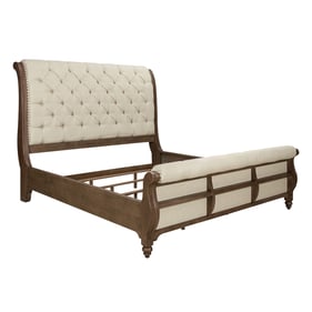 Liberty Americana Farmhouse Dusty Taupe Queen Sleigh Bed