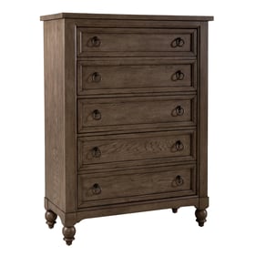 Liberty Americana Farmhouse Dusty Taupe 5 Drawers Chest