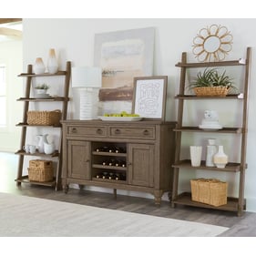 Liberty Americana Farmhouse Dusty Taupe 3pc Buffet and Peir Set