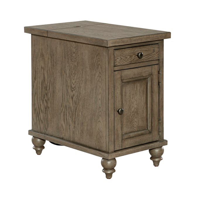 Liberty Americana Farmhouse Dusty Taupe Chair Side Table LBRT-615-OT1022