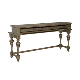 Liberty Americana Farmhouse Dusty Taupe Console Bar Table