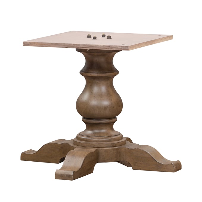 Liberty Americana Farmhouse Dusty Taupe Single Pedestal Table Base LBRT-615-P6060