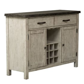 Liberty Willowrun Rustic White Weathered Gray Sideboard