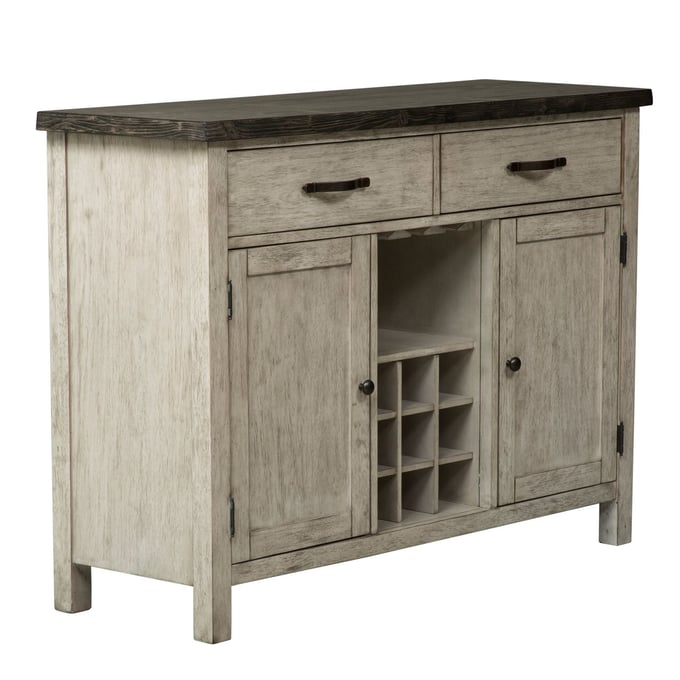 Liberty Willowrun Rustic White Weathered Gray Sideboard LBRT-619-SR5238