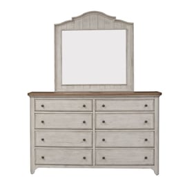 Liberty Farmhouse Reimagined White Dresser And Mirror