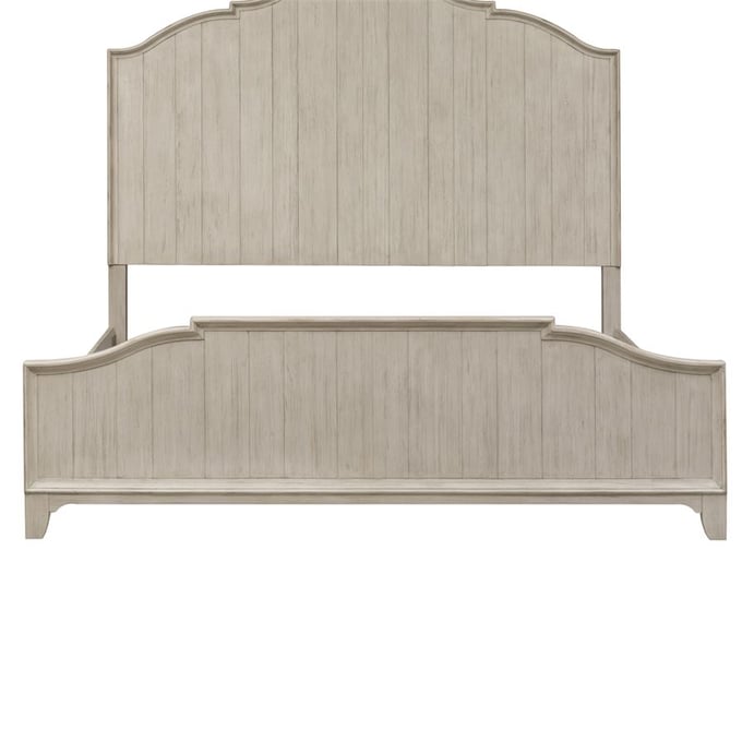 Liberty Farmhouse Reimagined Antique White King Panel Footboard LBRT-652-BR16