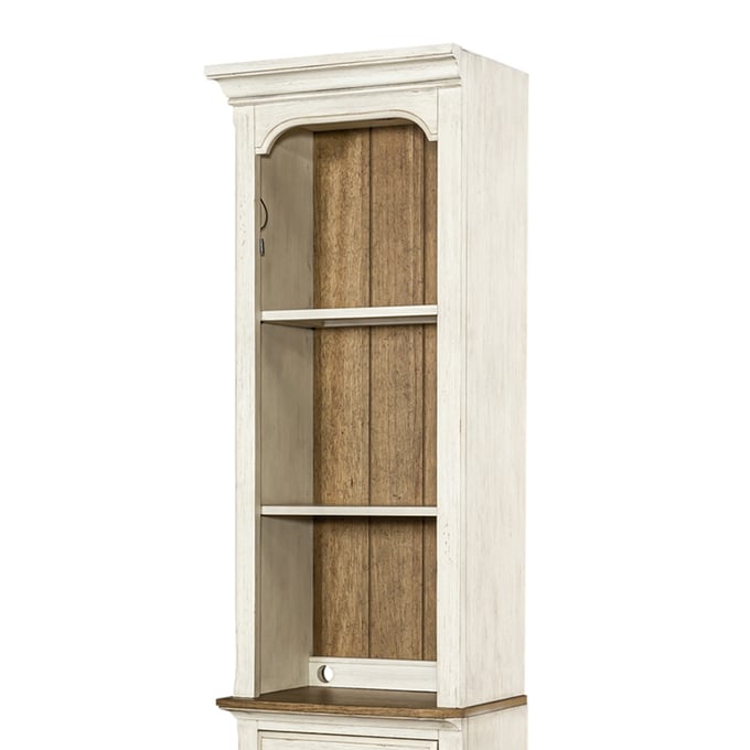 Liberty Farmhouse Reimagined Antique White Chestnut Left Pier Top LBRT-652-EL80T