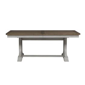 Liberty Farmhouse Reimagined White Chestnut Trestle Table