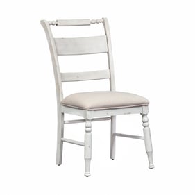 2 Liberty Whitney Gray Slat Back Side Chairs