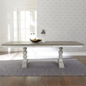 Liberty Whitney Gray Trestle Table