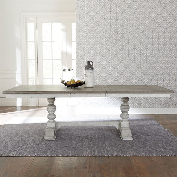 Liberty Whitney Gray Trestle Table LBRT-661W-4294-DT