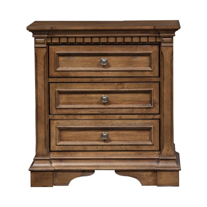 Liberty Haven Hall 3 Drawer Night Stand LBRT-685-BR61