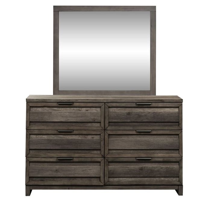 Liberty Tanners Creek Greystone Dresser And Mirror LBRT-686-BR-DM