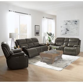 Liberty Bentley Graphite Gray 3pc Living Room Set