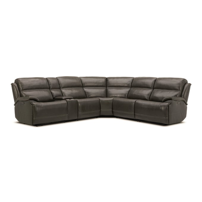 Liberty Bentley Graphite Gray 6pc Sectional LBRT-7003GY-UPH-6PCSEC