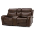 Loveseat w/Console P2 & ZG - Cognac