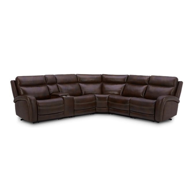 Liberty Blair Cognac 6pc Sectional LBRT-7005CG-UPH-6PCSEC