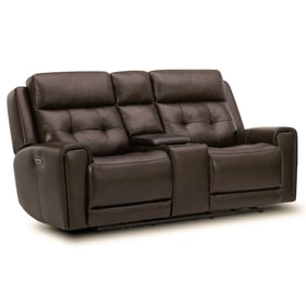 Liberty Carrington Dark Brown Console Loveseat