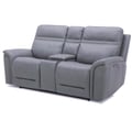 Loveseat w/Console P3 & ZG - Bleu Gray