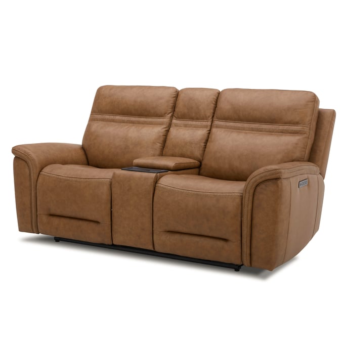 Liberty Cooper Camel Console Loveseat LBRT-7007CM-23P